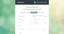 Desktop Screenshot of mimila.com